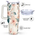 thumbnail image 3 of Cup with Handle and Straws 40 oz Insulated Abstract Modern Oil Painting Travel Coffee Mug Birthday Present for Women Girls Daughter Mom Gifts for Him/Her Coffee Mugs, 3 of 7