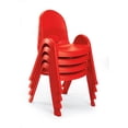 thumbnail image 2 of Angeles 5-Inch Value Stack Chairs (Candy Apple Red) - Pack of 4, 2 of 2