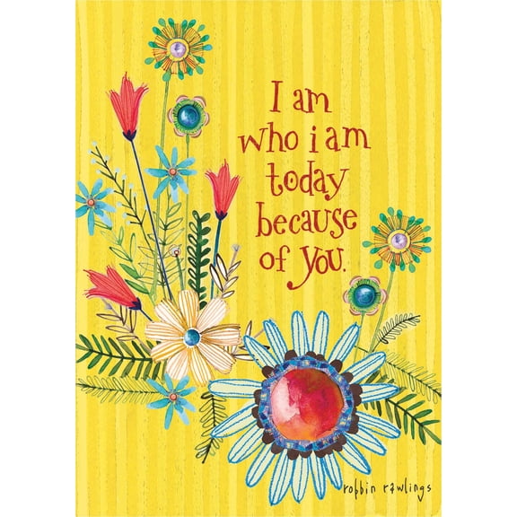Shared Blessings Religious Thank You Christian Appreciation Greeting Card with KJV Scripture, 1 Count, Floral Design