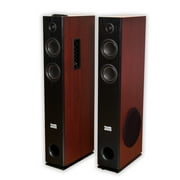 Acoustic Audio TSi500 Bluetooth Powered Floorstanding Tower Home Multimedia Speaker Pair