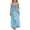 Light Blue, variant on CCRFTGI Sleeveless Dresses for Children Girls Size 8 Cute Maxi Backless Lounge Dresses Summer Spaghetti Strap Loose Fit Flowy Vacation Dresses Light Blue 7-8 Years