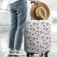 thumbnail image 2 of White Cow Heart Pattern Luggage Cover Fashion Suitcase Cover Baggage Covers Fit 25-28 Inch Luggage (Go Travel), 2 of 5