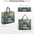 thumbnail image 6 of FORMRS Womens Corduroy Tote Bag Crossbody Shoulder Handbag with Pocket, Sunshine Goldfish, 6 of 7