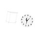 thumbnail image 5 of Mesita de noche de acrílico,Mesa auxiliar de acrílico transparente Mesa auxiliar transparente en capas,Mesa pequeña de acrílico,mesita de noche pequeña,compacta,Reloj de pared,Reloj de, 5 of 8