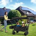 Linor Foldable Twin Stroller Wagon with Seat Belts, Canopy, Big Wheels