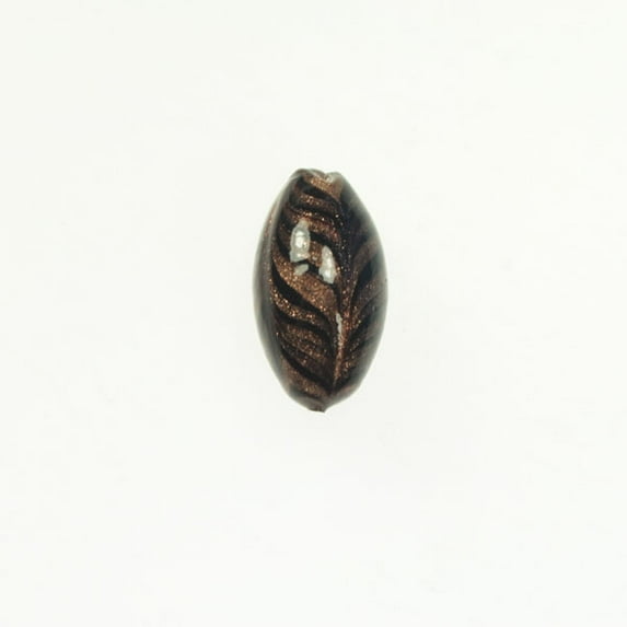 Art Nouveau Oval Black, Size 25mm