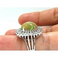 thumbnail image 6 of GIA 7.17ct natural cabochon opal diamonds sunburst cocktail ring 14kt, 6 of 11