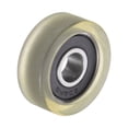 thumbnail image 3 of Unique Bargains Roulement à Rouleau à Poulie en PU 8x28x10 mm, Roue de Guidage Revêtue de Polyuréthane pour Industriel, Vert, 3 of 5
