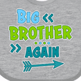 thumbnail image 4 of Inktastic Big Brother Again with Arrow Boys or Girls Baby Bib, 4 of 4