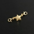 thumbnail image 6 of Lancharmed 14K Gold Plated Magnetic Necklace Clasp Bracelet Clasp Star Magnetic Jewellery Clasp Necklace Extenders for Women Friend Gifts, 6 of 7