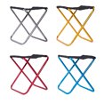 thumbnail image 4 of Naiovety Taburete plegable para pesca al aire libre, Camping, portátil, aleación de aluminio, sillas de 80 KG, plegable, para picnic, viaje, carpas Gris, 4 of 6