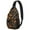 Halloween Spider Bat, variant on Sling Backpack,Halloween Spider Bat Pattern Sling Bag with Water Bottle Holder,Waterproof Sling Bag for Men/Women with Headphone Jack for Hiking,Travel