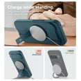 thumbnail image 5 of SURITCH for Google Pixel 11 / 11 Pro Case, Magnetic Shockproof Bumper Cases Slim Protective Cover with Camera Cover and Adjustable Metal Kickstand, Dark Green, 5 of 8