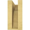 thumbnail image 4 of 5"W x 10"D x 10"H Classic Bryant Rough Cedar Woodgrain TimberThane Corbel, Primed Tan, 4 of 6
