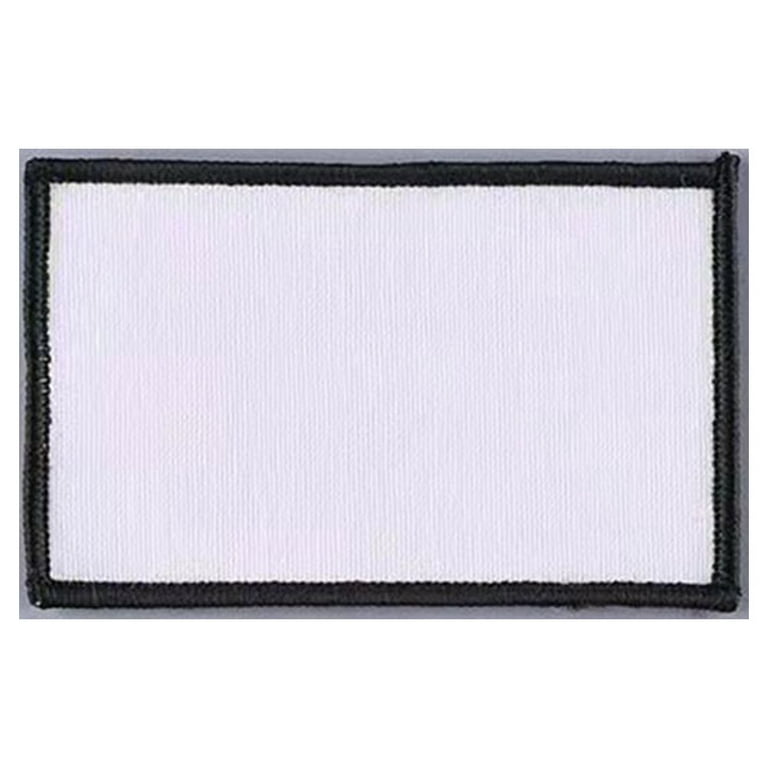 10pcs Sublimation Patches Blank Iron-On Patch Iron-On Embroidery Patch Heat Transfer Patch, Size: 8.00