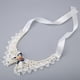 thumbnail image 5 of Collar ajustable con lazo para perro, hermoso collar con flores de perla., 5 of 8