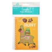 Way To Celebrate Easter Foam Notebook, Llama