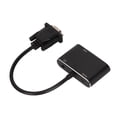 thumbnail image 1 of Adaptateur 2 en 1 VGA vers VGA Adaptateur Haute Résolution Accessoires Informatiques Stables pour Ordinateur, Bureau, Portable, PC, Moniteur, Projecteur, 1 of 8