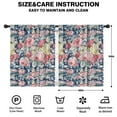 thumbnail image 2 of Blackout Kids Curtains,Pioneer Flower Childrens Insulated Curtains Set Of 2,Bedroom Essentials,Toddler Room Decor 42x54in(106x137cm), 2 of 4