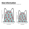 thumbnail image 3 of Bingfone Watermelon Drawstrings Backpacks Bags for Men Women Gym Drawstrings Bag-Small, 3 of 8
