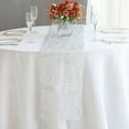 thumbnail image 4 of BalsaCircle 12x108 in Silver Metallic Tinsel Polyester Table Runner Wedding Party Events Decorations Supplies, 4 of 8