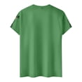 thumbnail image 3 of 250th Anniversary USA Shirts Men Short Sleeve T Shirts Loose Red White and Blue Print Pullover Independence Day Patriotic Tops 4th of July Celebration Party Crew Neck 1776-2026 Tees Light Green M, 3 of 5