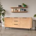 thumbnail image 2 of Origins by Alpine Modern Akira Sideboard, Light Oak, 2 of 7