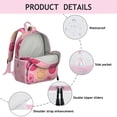 thumbnail image 3 of Cartoon Backpack for Students with Moon, Stars, and Galaxy Print - Fun, Colorful, Comfortable Adjustable Straps, 3 of 6