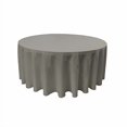 thumbnail image 2 of LA Linen TCpop132R-GrayDrkP12 Nappe en Popeline de Polyester Gris Foncé - 132 Po Ronde, 2 of 4