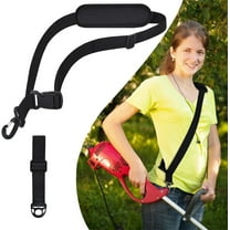 Weed Wacker Strap 1 Pc,Blower Adjustable Diagonal Shoulder Strap,Lawn Mower Strap with Upgraded Metal-Clip,Trimmer Strap for Weed Eater,Suitable for Most Mowers,Weeders,Leaf Blowers (Black)
