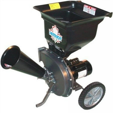 Patriot CSV-2515 1. 5 hp Electric Wood Chipper Leaf Shredder