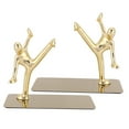 thumbnail image 4 of Bookends Kongfu Man Shape Stainless Steel 1 Pair, 4 of 8