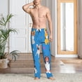 thumbnail image 2 of Fotbe Cute Dogs Pantalones de Pijama para Hombre, Pantalones de Dormir, Pantalones de Casa con Cintura Ajustable y Bolsillos-XX-Large, 2 of 6