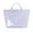 Sky Blue_01, variant on Stylish Large Striped Glossy Tote Bag, Striped Pvc Tote Bag for Women, Letter Print Top Handle Purse Carry All Hobo Handbag(Orange)