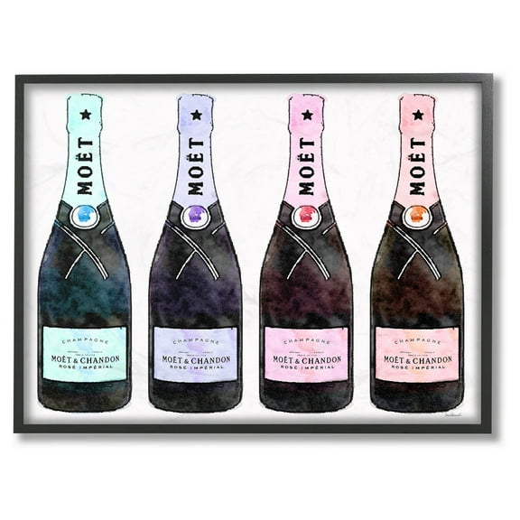 The Stupell Home Decor Collection Rainbow Champagne Wall Art