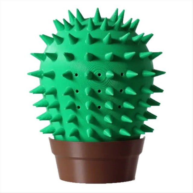 Cepillo Masajeador de Cactus para Gatos, Poste Rascador Automático, Cepillo de Esquina para Montaje en Pared, Rascador para Gatos de Interior.