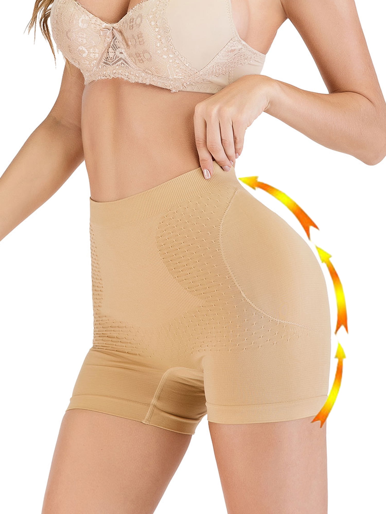 Hioffer Womens Butt Lifter Padded Hip Enhancer Shapewear Control Panties Underwear