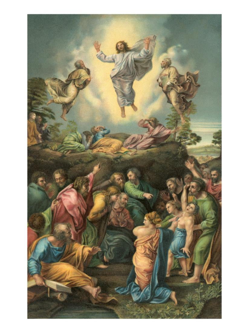 Ascension of Jesus into Heaven Print Wall Art