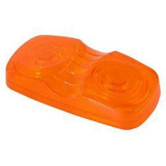 Lens for Amber Two Bulb 4" x 2" Side Marker Lights (1 per pack)