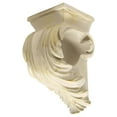 thumbnail image 2 of Huang zhong wen Set of 2 Cameau Drapery Sconce, 2-inch Diameter, Gilded French White, 2 of 3