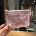 thumbnail image 1 of hellokitty Cosmetic Bag Portable Large Capacity Toiletry Bag Storage Bag Mesh Bag Sanrio Coin Purse New, 1 of 5