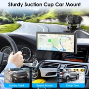 EEEkit 2-in-1 Suction Cup CarPlay Mount for Dashboard Windshield, 360° Adjustable Holder Fit for Portable CarPlay Screen, GPS, Monitor, Dash Cam, Phone Holder