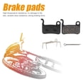 thumbnail image 4 of 1 par de pastillas de freno de disco de bicicleta de montaña MTB para BB5 M446 accesorios de pastillas de freno de ciclismo semimetálicas universales Hugtrwg Para estrenar, 4 of 6