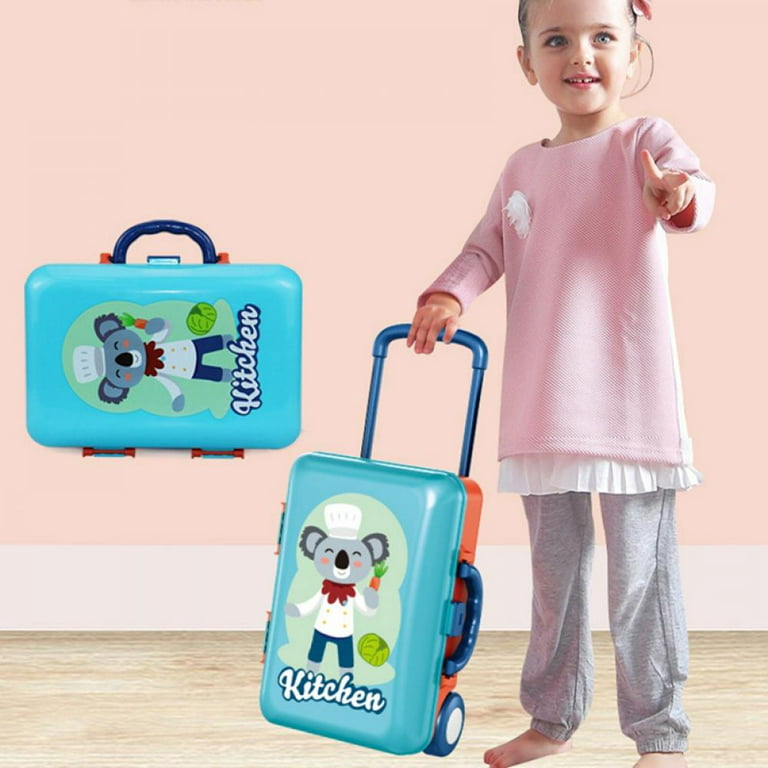 Clearance Toys Family Tool Box Science and Education Toy Suitcase Boy Girl Simulation Family Repair Backpack Box Christmas Gifts, Size: Small