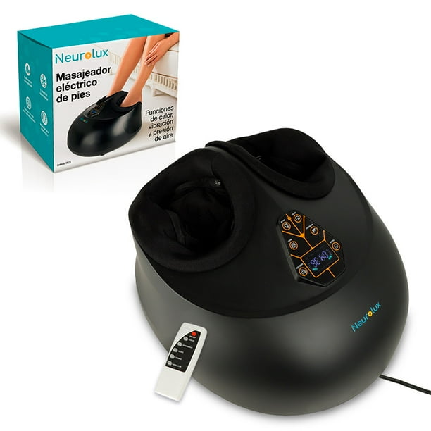 Masajeador de Pies NEUROLUX Eléctrico con Calor Vibración Compresión de Aire