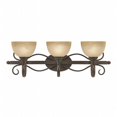 thumbnail image 1 of Golden Lighting 1567-BA3 PC Riverton Peppercorn 3 Light Vanity, 1 of 1