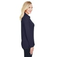 thumbnail image 4 of Devon & Jones CrownLux Performanceâ„¢ Ladies' Plaited Long Sleeve Polo - DG20LW, 4 of 4