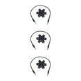 thumbnail image 2 of bedienty 3.5mm Audio Splitter Headset Fitting Professional Converter Tool Earphone Adapter Connect Device Adapting Accessories black 3Set, 2 of 6