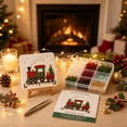 thumbnail image 5 of DIY Sea Glass Painting Christmas Hanging Ornament Kit – 5D Crystal Christmas Train Art Craft – Christmas Animal Sea Glass Art Decoration for Hand‑Making Home Tabletop Artwork, 5 of 7