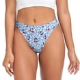 thumbnail image 1 of Fotbe Red Cherries Tanga Sin Costuras para Mujer con Estampado – Panties Invisibles, Transpirables y Cómodos para Uso Diario-Large, 1 of 6
